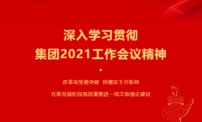 旅投要聞 | 集團(tuán)各子公司深入學(xué)習(xí)貫徹集團(tuán)2021工作會議精神